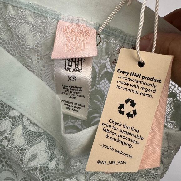 Free People HAH Spin Me Panty Light Blue - Picture 4 of 5